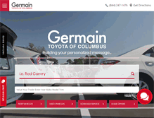 Tablet Screenshot of germaintoyota.net